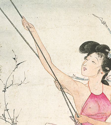 道孚县-胡也佛的仕女画和最知名的金瓶梅秘戏图